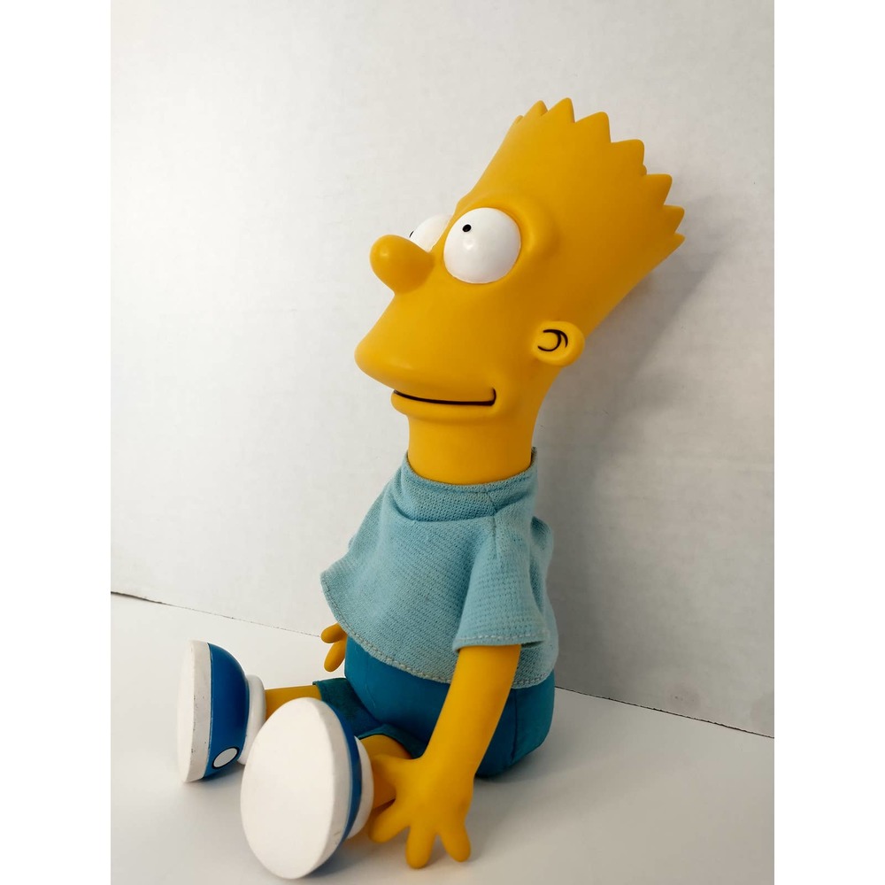 Vintage 1990 The Simpsons BART SIMPSON Plush & Plastic Doll, Matt Groening